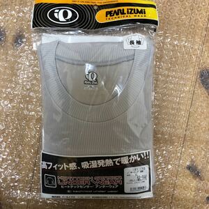 [127 Новый неиспользованный] Pearlizumi Pearl Izumi 181-10 нижнее белье с длинным рукавом xl Grey