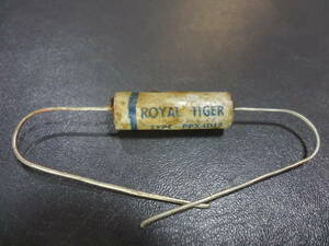 CORNELL-DUBILIER 0.0015μF 400V ROYAL TIGER Vintagewak маленький do бумага конденсатор не использовался товар 