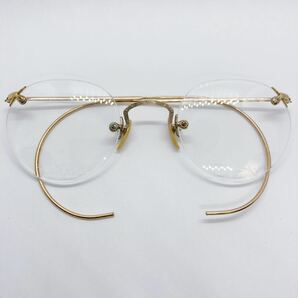 30’s Shuron Rimless Deadstock Vintage 30年代 シュロン 縁なし リムレス ヴィンテージ メガネ デッドストック ツーポイント