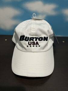 バートン　Burton キャップ　白　新品　未使用品