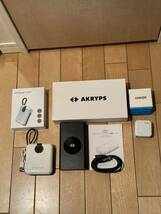 AKRYPS 100W 高出力ポート 10W ワイヤレスパッド搭載 モバイルバッテリー 大容量 20000mAh 合計最大出力150W 電源タップ　AC 充電　USB-C_画像1