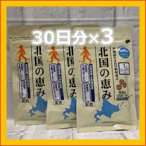 北国の恵み 90日分 30日分*3 3個セット ウェルヴィーナス　プロテオグリカン サプリ サプリメント 送料無料　匿名配送