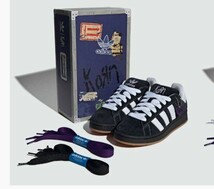 Korn × adidas Originals Campus '00s Black White Gum コーン × アディダス オリジナルス キャンパス 00s ブラック/ホワイトガム 27.5cm_画像1