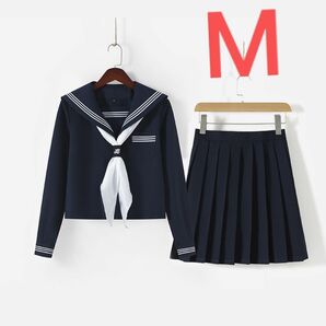 【M 】コスプレ セーラー服 制服 学生服 JK制服　長袖 ハロウィン写真集