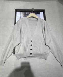 Brunello Cucinelli　ブルネロクチネリ　レディース　ニット　カシミア　Vネック　セーター　S-L　サイズ選択可能 新品