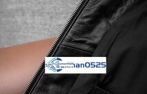 メンズ 革ジャン ライダース 牛革 M65 レザージャケット ハーレー バイクウエア ブルゾン オートバイ 本革 M~5XL_画像8