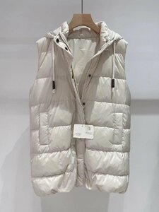 Brunello Cucinelli　ブルネロクチネリ レディース　ダウンベスト　ロングベスト　アウター　S 　秋冬新品