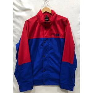 【THE NORTH FACE 】Hydrena Wind Jacket ザノースフェイス　マウンテンパーカー XL RED BLU 無地 NP21835　ts202404