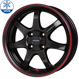 新品 ヤリス シャトル スイフト 185/60R15 15インチ クロススピード CR7 5.5J +43 4/100 スタッドレス タイヤ ホイール セット 4本