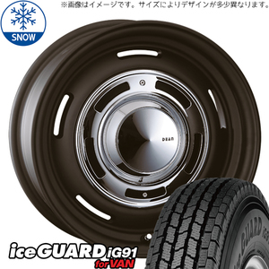 新品 ランドクルーザー 80 ＶＸ 215/85R16 16インチ iceGUARD IG91 CRIMSON DEAN CrossCountry スタッドレス タイヤ ホイール セット 4本