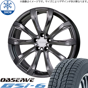 新品 レクサス RX 10系 2022/11～ 235/55R20 GSI-6 FS-01 鍛造 20インチ 8.0J +40 5/114.3 スタッドレス タイヤ ホイール セット 4本