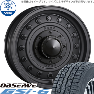 新品 ジムニー AZオフロード 175/80R16 16インチ TOYO オブザーブ GSI-6 CRIMSON DEAN Colorado スタッドレス タイヤ ホイール セット 4本