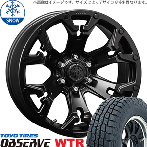 新品 FJクルーザー プラド ハイラックス 265/70R17 17インチ TOYO W/T-R CRIMSON MG GOLEM スタッドレス タイヤ ホイール セット 4本