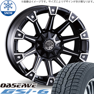 新品 デリカ エクストレイル 215/70R16 16インチ TOYO オブザーブ GSI-6 CRIMSON MG MONSTER スタッドレス タイヤ ホイール セット 4本