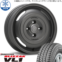 新品 サクシード 155/80R14 14インチ 88/86 BS BLIZZAK VL1(VL10) MLJ XTREME-J JOURNEY スタッドレス タイヤ ホイール セット 4本_画像1