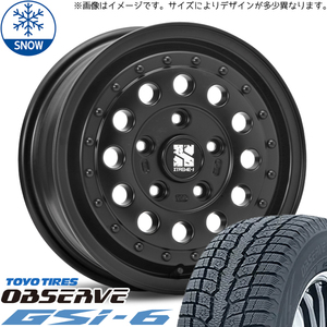 新品 スバル XV フォレスター 215/70R16 16インチ TOYO オブザーブ GSI-6 MLJ XTREME-J RUGGED スタッドレス タイヤ ホイール セット 4本