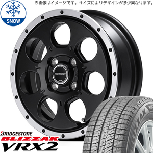 新品 プリウスα 205/60R16 ブリヂストン ブリザック VRX2 WO-7 16インチ 7.0J +40 5/114.3 スタッドレス タイヤ ホイール セット 4本