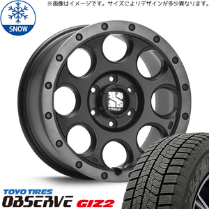 新品 プリウスα 205/60R16 16インチ トーヨータイヤ オブザーブ GIZ2 MLJ XTREME-J XJ03 スタッドレス タイヤ ホイール セット 4本