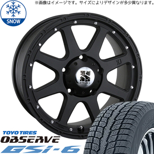 新品 NX ハリアー ヴァンガード 225/65R17 17インチ TOYO オブザーブ GSI-6 MLJ XTREME-J スタッドレス タイヤ ホイール セット 4本