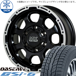 新品 スズキ ジムニー 215/70R16 16インチ トーヨータイヤ オブザーブ GSI-6 MADCROSS GRACE スタッドレス タイヤ ホイール セット 4本