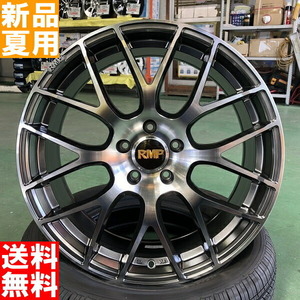 新品 ルミオン リーフ NT555 G2 215/40R18 ニットー 18インチ RMP 028F 8.0J +42 5/114.3 サマータイヤ ホイール 4本SET