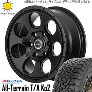 新品 ハイエース 215/70R16 BFグッドリッチ Ko2 マッドエージェント 16インチ 6.5J +38 6/139.7 サマータイヤ ホイール 4本SET