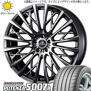 新品 アリスト セドリック 235/35R19 BS ポテンザ S007A クレンツェ 855EVO 19インチ 8.0J +38 5/114.3 サマータイヤ ホイール 4本SET