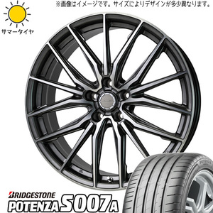 新品 アルファード 245/40R19 BS ポテンザ S007A レシャス アスト M4 19インチ 8.0J +35 5/114.3 サマータイヤ ホイール 4本SET