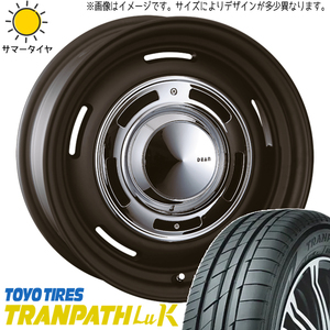 新品 軽自動車用 165/45R16 16インチ TOYO トランパス Lu2 ディーン クロスカントリー 6.0J +42 4/100 サマータイヤ ホイール 4本SET