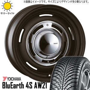 新品 CH-R ZR-V CX30 215/60R17 17インチ Y/H 4S AW21 DEAN クロスカントリー 7.0J +47 5/114.3 オールシーズンタイヤ ホイール 4本SET