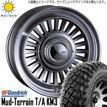 新品 FJクルーザー GSJ15W 265/70R17 17インチ BFGoodrich KM3 カリフォルニア 7.5J +20 6/139.7 サマータイヤ ホイール 4本SET_画像1