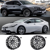 新品 エスティマ フーガ CX30 225/45R19 ミシュラン PS5 クレンツェ 855EVO 19インチ 8.0J +48 5/114.3 サマータイヤ ホイール 4本SET_画像3