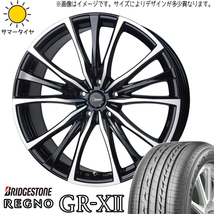 新品 ラクティス 175/65R15 ブリヂストン レグノ GRX2 クロノス CH110 15インチ 6.0J +43 5/100 サマータイヤ ホイール 4本SET_画像1