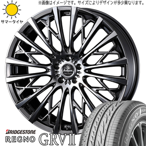 新品 アリア アウトランダー CX60 235/60R18 BS REGNO GR-V2 Kranze 855EVO 18インチ 7.5J +38 5/114.3 サマータイヤ ホイール 4本SET