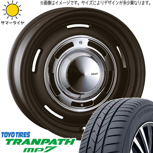 新品 ソリオ デリカD2 165/65R15 15インチ TOYO トランパス MP7 DEAN クロスカントリー 4.5J +45 4/100 サマータイヤ ホイール 4本SET