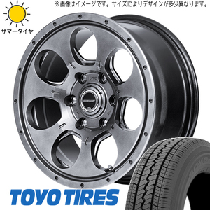 新品 ハイゼットピクシス 145R12 6PR TOYO V02E マッドエージェント 12インチ 4.0J +42 4/100 サマータイヤ ホイール 4本SET