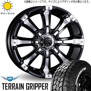 新品 ハイラックス サーフ プラド 265/50R20 20インチ モンスタ ビースト 8.5J +20 6/139.7 サマータイヤ ホイール 4本SET