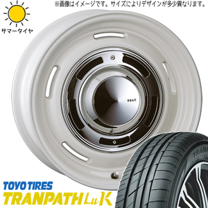 新品 パッソ ブーン 用 165/55R15 15インチ TOYO Lu2 ディーン クロスカントリー 6.0J +45 4/100 サマータイヤ ホイール 4本SET