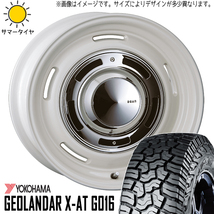 新品 FJクルーザー GSJ15W 265/75R16 16インチ Y/H X-AT G016 DEAN クロスカントリー 7.0J +15 6/139.7 サマータイヤ ホイール 4本SET_画像1