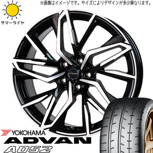 新品 スバル WRX STI WRX S4 245/40R18 Y/H アドバン A052 クロノス CH112 18インチ 8.0J +42 5/114.3 サマータイヤ ホイール 4本SET