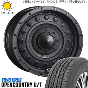 新品 ハイエース 215/70R16 16インチ TOYO オープンカントリー U/T DEAN コロラド 6.5J +38 6/139.7 サマータイヤ ホイール 4本SET