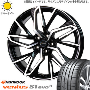 新品 ルミオン CR-Z シビック 215/35R19 HANKOOK ベンタス K127 クロノス CH112 19インチ 7.5J +48 5/114.3 サマータイヤ ホイール 4本SET