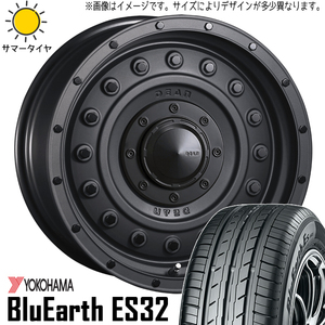 新品 ハイエース 215/65R16 16インチ ヨコハマ ブルーアース ES32 ディーン コロラド 6.5J +38 6/139.7 サマータイヤ ホイール 4本SET