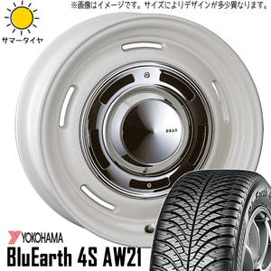 新品 アルファード 225/60R17 17インチ Y/H 4S AW21 DEAN クロスカントリー 7.0J +38 5/114.3 オールシーズンタイヤ ホイール 4本SET