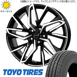 新品 ハイゼットピクシス 145R12 6PR トーヨータイヤ V02E クロノス CH112 12インチ 4.0J +43 4/100 サマータイヤ ホイール 4本SET