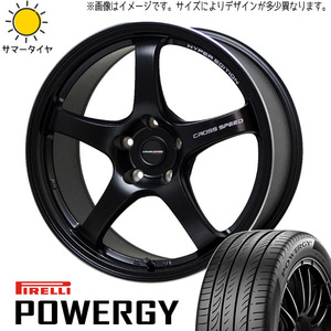 新品 ランサーエボリューション 235/40R18 ピレリ パワジー クロススピード CR5 18インチ 8.5J +38 5/114.3 サマータイヤ ホイール 4本SET