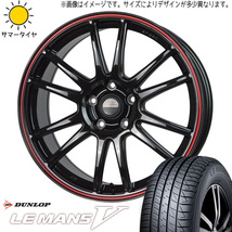 新品 軽自動車用 165/45R16 ダンロップ ルマン5 + クロススピード CR6 16インチ 6.0J +45 4/100 サマータイヤ ホイール 4本SET_画像1