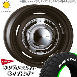 新品 カローラフィールダー 195/65R15 15インチ MUDSTAR M/T DEAN クロスカントリー 6.0J +45 4/100 サマータイヤ ホイール 4本SET