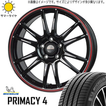 新品 XV フォレスター レガシィ 225/55R18 MICHELIN プライマシー 4+ CR6 18インチ 7.5J +48 5/100 サマータイヤ ホイール 4本SET_画像1