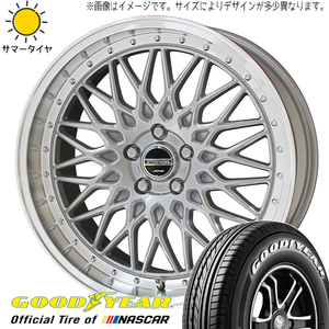 新品 ハイエース 215/60R17 109/107 グッドイヤー ナスカー シュタイナー FTX 17インチ 6.5J +38 6/139.7 サマータイヤ ホイール 4本SET